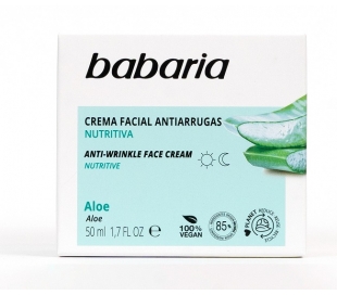 CREMA FACIAL ANTIARRUGAS BABARIA 50 ML.