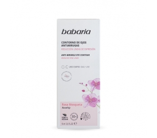 SERUM CONTORNO DE OJOS ROSA MOSQUETA BABARIA 15 ML.