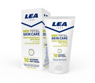 CREMA FACIAL HIDRATANTE ANTI-EDAD LEA MEN TOTAL SKIN CARE 50 ML.