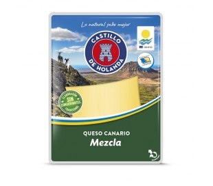 QUESO TIERNO MEZCLA CASTILLO DE HOLANDA 80 GR.LONCHAS