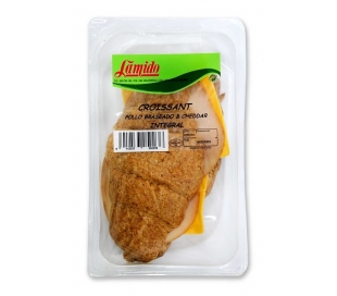 CROISSANT POLLO BRASEADO Y CHEDDAR INTEG LAMIDO 180 GR.