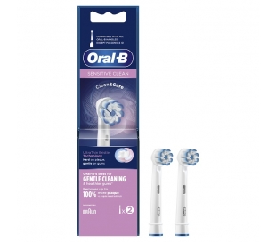 RECAMBIO CEPILLO DENTAL SENSITIVE CLEAN ORAL B 2 UN.