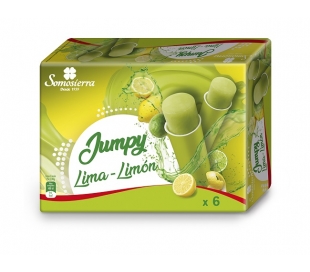 HELADO JUMPY LIMA-LIMÓN SOMOSIERRA PACK 6X110 ML.