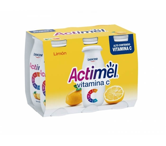 Yog L Casei Actimel Vitamina C Naranja Danone Pack X Gr