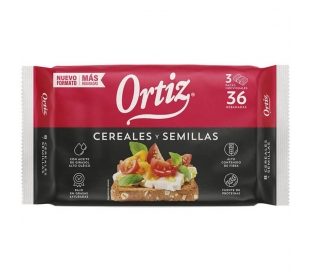 PAN TOSTADO MULTICEREALES ORTIZ 320 GRS.