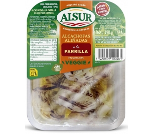 ALCACHOFAS A LA PARRILA EN ACEITE ALSUR 190 GR.