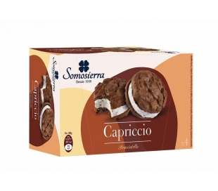 HELADO SANDWICH COOKIE CACAO STRACCIA SOMOSIERRA PACK 4X60 GR.