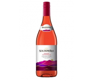 VINO ROSADO TEMPRANILLO SOLDEPEÑAS 1 L.