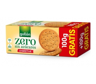 GALLETAS ZERO DIGESTIVE GULLON 300 GR+100 GR.GRATIS