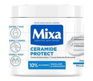 CREMA FORTALECEDORA CERAMIDE PROTECT MIXA 400 ML.