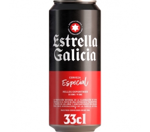 CERVEZA ESPECIAL ESTRELLA GALICIA LATA 33 CL.