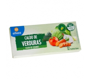 CALDO VERDURAS ALTEZA 120 GR.12 PASTILLAS