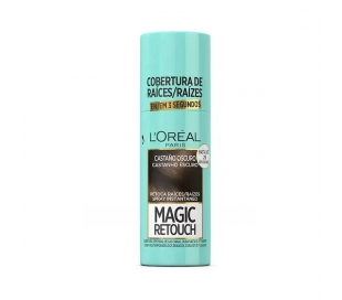 RETOCADOR RAICES CASTAÑO OSCURO MAGIC RETOUCH 75 ML.