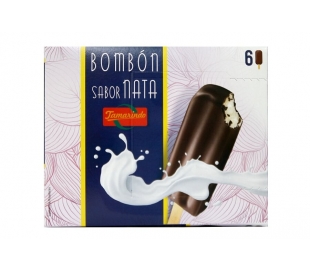 HELADO BOMBON NATA TAMARINDO PACK 6X74 ML.