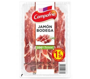 JAMON SERRANO BODEGA CAMPOFRIO 80 GR.LONCHAS