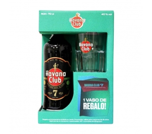 RON 7 AÑOS+VASO GRATIS HAVANA CLUB 700 ML.