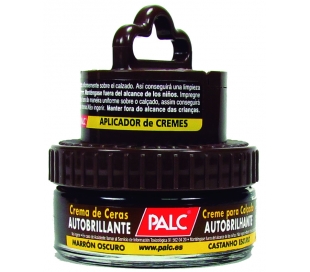 CREMA DE CALZADO MARRON C/APLICADOR PALC 50 ML.