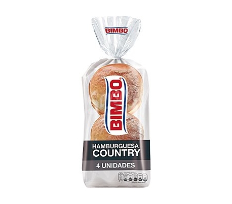 PAN HAMBURGUESA COUNTRY BIMBO 420 GR.