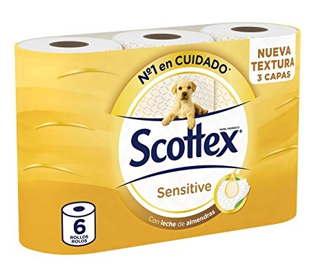 Scottex Original Papel Higiénico 6 Rollos - TuCafeteria