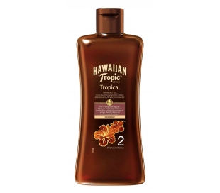 ACEITE SOLAR TROPICAL TA.SPF 2 HAWAIIAN TRO 200 ML.