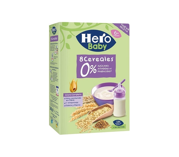 Farmacia Fuentelucha  Hero 8 Cereales Cacao 340 g