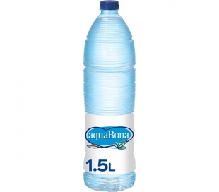 AGUA MINERAL NATURAL AQUABONA 1,5 L.