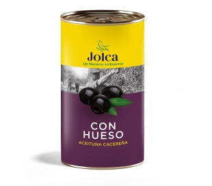 ACEITUNA NEGRA CACEREÑA JOLCA 185 GR.LATA