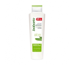 LECHE LIMPIADORA ALOE VERA BABARIA 200+100 ML.