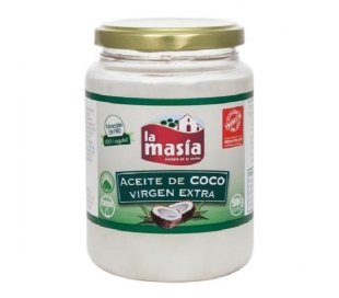 ACEITE COCO VIRGEN EXTRA LA MASIA 375 ML.