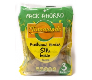 ACEITUNAS SIN HUESO TAMARINDO PACK 3X160 GR.