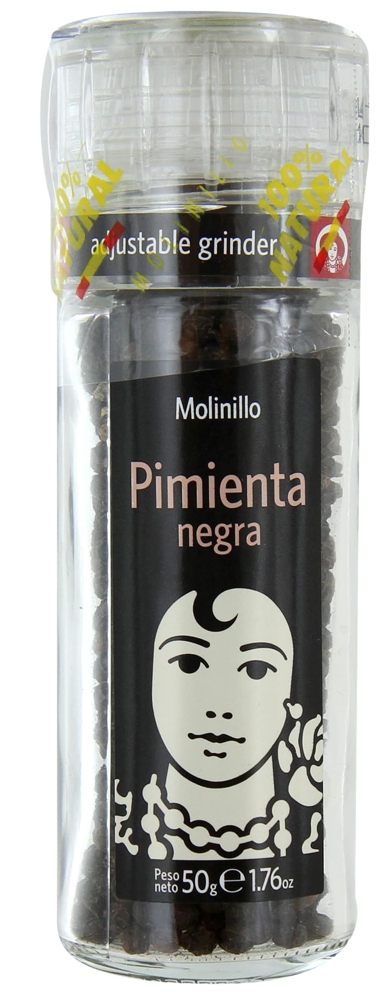 Molinillo Pimienta Negra Carmencita 190gr