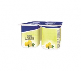 YOGUR SABOR LIMON PACK 4X125 GRS.