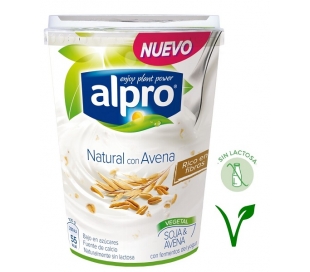 YOGUR SOJA CON AVENA ALPRO 500 GRS.