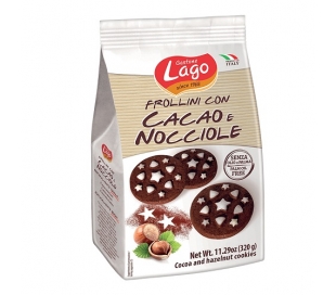 GALLETAS C/CACAO Y AVELLANA GASTONE LAGO 320 GR.