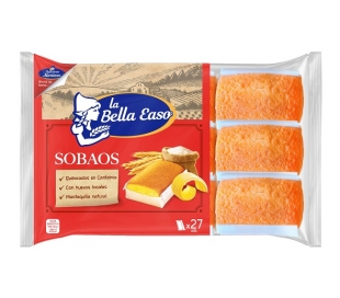 BOLLERIA SOBAOS LA BELLA EASO 490 GR. 27 UN.