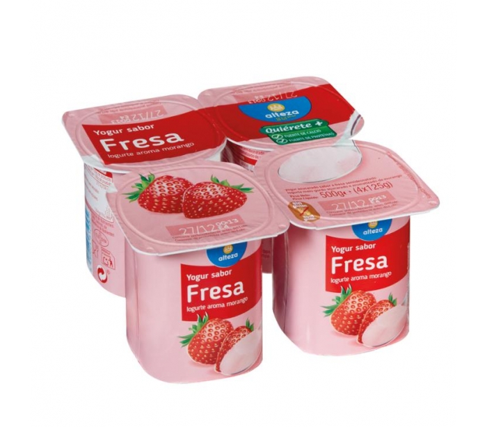 YOGUR SABOR FRESA LARSA VASO 125 GRS.