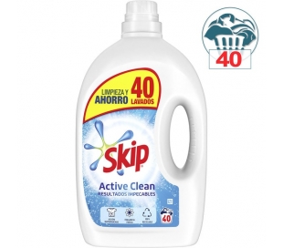 DETERGENTE LIQUIDO ACTIVE CLEAN SKIP 39 DOSIS